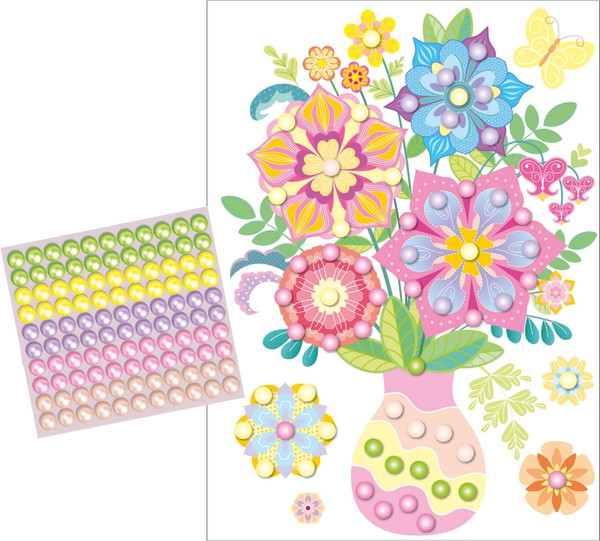 Изображение товара Набор для творчества Десятое королевство Аппликация бусинами Жемчужинка Летний полдень / 01981