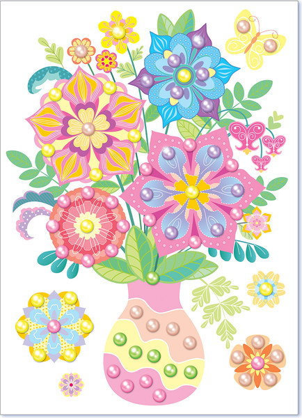 Изображение товара Набор для творчества Десятое королевство Аппликация бусинами Жемчужинка Летний полдень / 01981