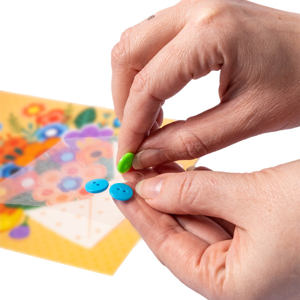 Изображение товара Набор для творчества Десятое королевство Аппликация из пуговиц Поздравление / 04398