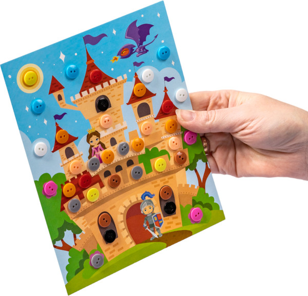 Изображение товара Набор для творчества Десятое королевство Аппликация из пуговиц Сказочный замок / 04413