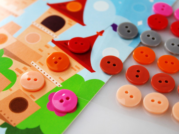 Изображение товара Набор для творчества Десятое королевство Аппликация из пуговиц Сказочный замок / 04413