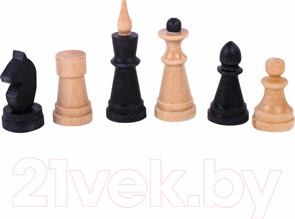 Изображение товара Набор настольных игр Золотая сказка Шашки, шахматы, нарды 3 в 1 / 664671
