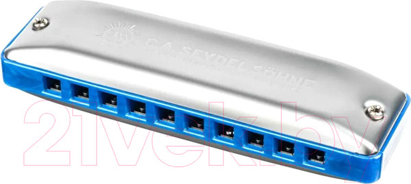 Изображение товара Губная гармошка Seydel Sohne Session Steel Summer Edition Bb / 10301BB-S