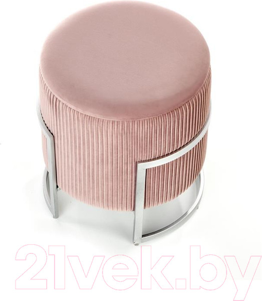 Изображение товара Пуф Halmar Cricket (светло-розовый/хром)