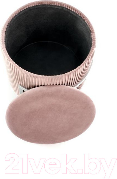 Изображение товара Пуф Halmar Cricket (светло-розовый/хром)