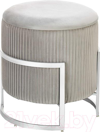Изображение товара Пуф Halmar Cricket (светло-серый/хром)