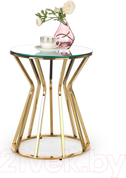 Изображение товара Журнальный столик Halmar Afina S (зеркало/золото)