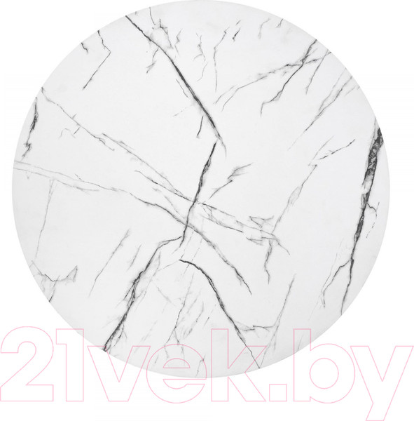 Изображение товара Журнальный столик Halmar Antica M (белый мрамор/черный)