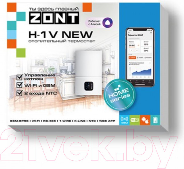 Изображение товара Термостат для климатической техники Zont H-1V New / ML00005890