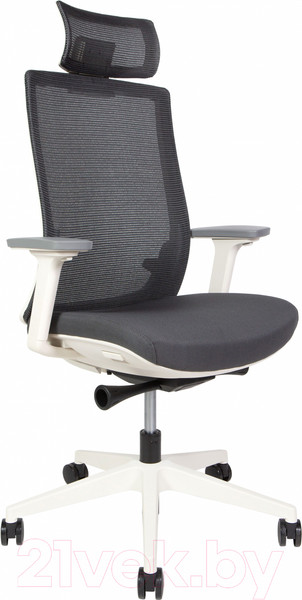 Изображение товара Кресло офисное Norden Ruby / CH-312A-W-GG (белый/серый/серый)