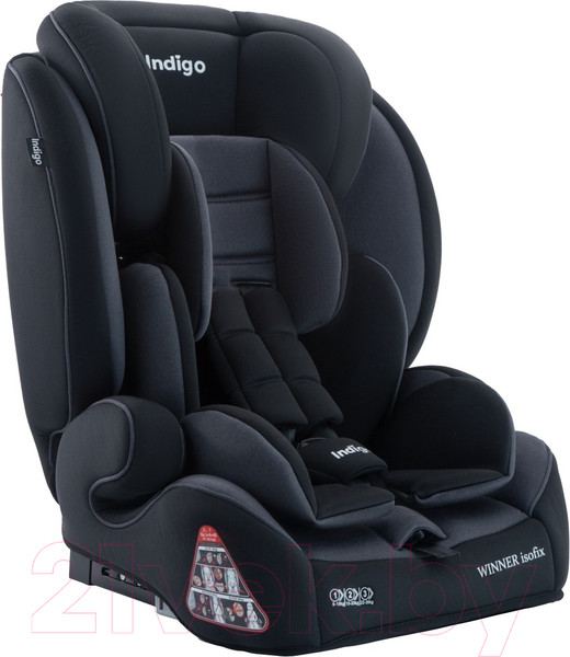 Изображение товара Автокресло INDIGO Winner Isofix / YB706B (черный/серый)