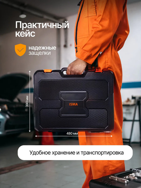 Изображение товара Универсальный набор инструментов ISMA 513722(50791)