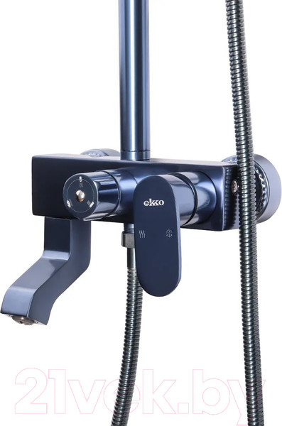 Изображение товара Душевая система со смесителем Ekko E2401-23 (синий)