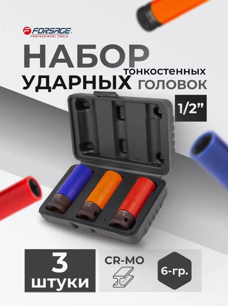 Изображение товара Набор головок слесарных Forsage F-4032C (52141)