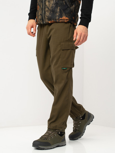 Изображение товара Штаны для охоты и рыбалки Huntsman Антигнус Хаки Смесовая (р-р 48-50/176)