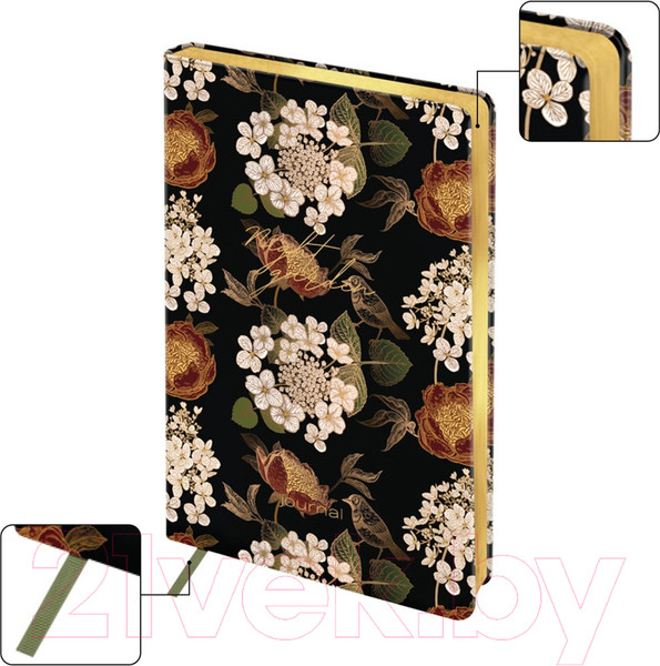 Изображение товара Ежедневник Greenwich Line Night garden. Dark olive / ENA5_44975 (136л)