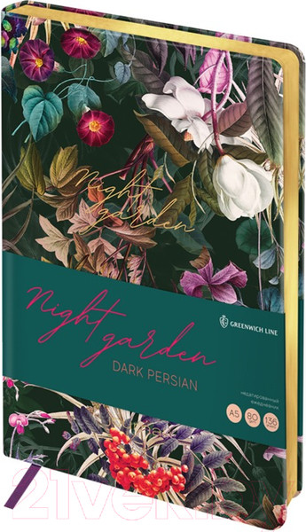 Изображение товара Ежедневник Greenwich Line Night garden. Dark persian / ENA5_44979 (136л)