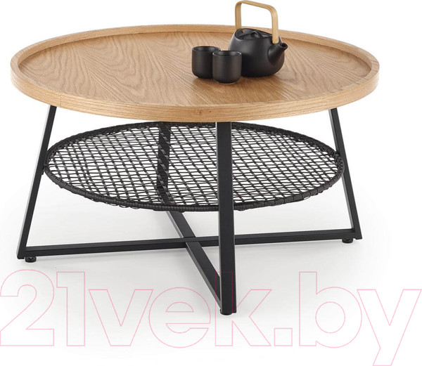 Изображение товара Журнальный столик Halmar Florence (дуб натуральный/черный)