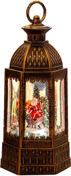 Изображение товара Световая фигурка Лючия Зимние узоры Санта в санях / RB-228