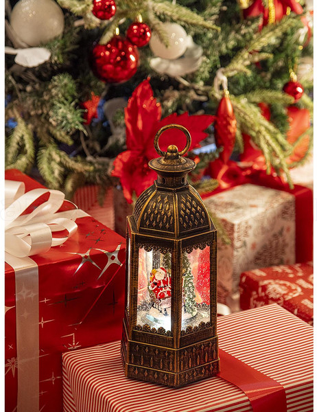 Изображение товара Световая фигурка Лючия Зимние узоры Санта в санях / RB-228