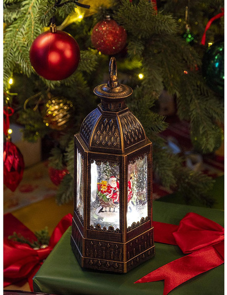 Изображение товара Световая фигурка Лючия Зимние узоры Санта в санях / RB-228