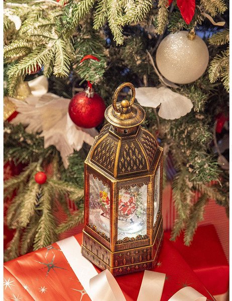 Изображение товара Световая фигурка Лючия Зимние узоры Санта в санях / RB-228