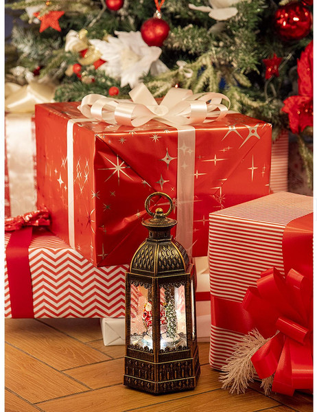 Изображение товара Световая фигурка Лючия Зимние узоры Санта в санях / RB-228