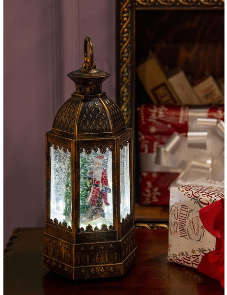 Изображение товара Световая фигурка Лючия Зимние узоры Санта у елки / RB-229