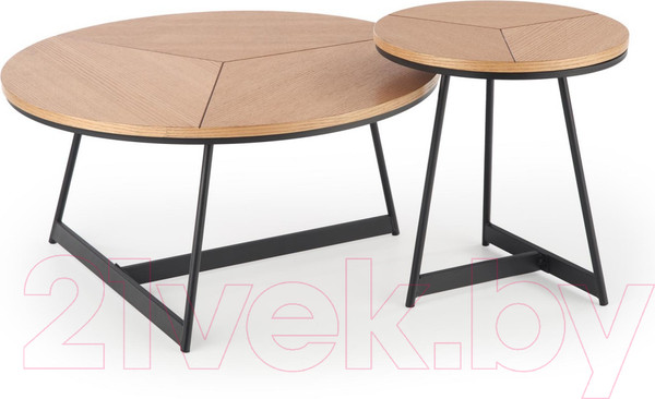 Изображение товара Журнальный столик Halmar Karida (дуб натуральный/черный)