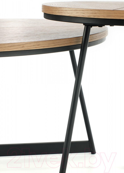 Изображение товара Журнальный столик Halmar Karida (дуб натуральный/черный)