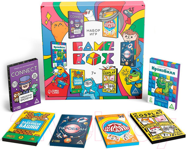 Изображение товара Набор игр Лас Играс Game Box 6 игр / 7813476