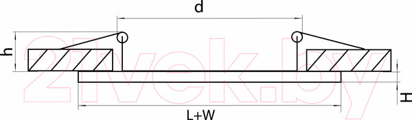 Изображение товара Рамка для точечного светильника Lightstar Domino 214526