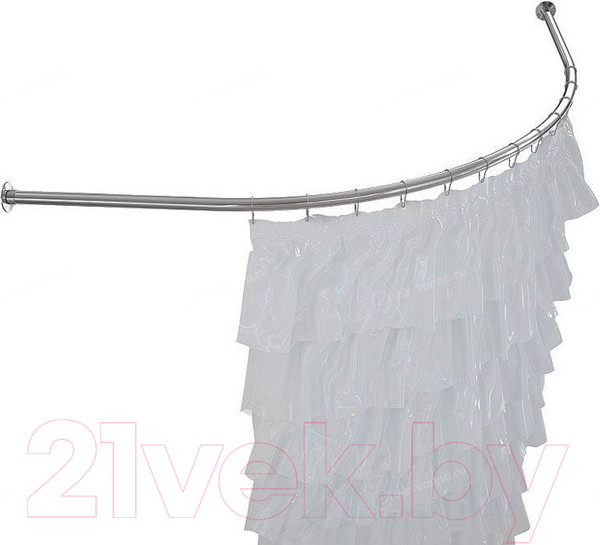 Изображение товара Карниз для ванны Aquatek Бетта 170x97 / KARN-0000003 (дуга)