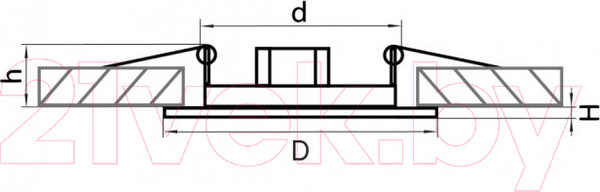 Изображение товара Точечный светильник Lightstar Teso Adj 11080