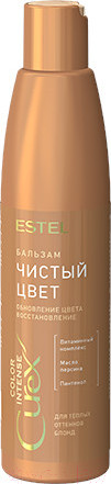 Изображение товара Оттеночный бальзам для волос Estel Сurex Color Intense Чистый цвет для теплых оттенков блонд (250мл)