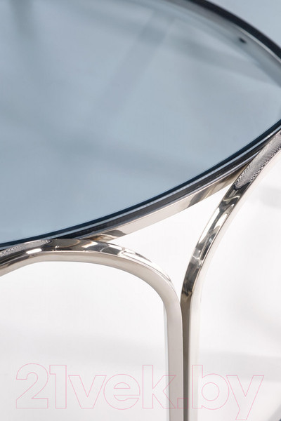 Изображение товара Журнальный столик Halmar Olivia (дымчатый/хром)