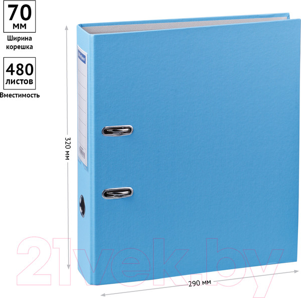 Изображение товара Папка-регистратор OfficeSpace 289634 (голубой)