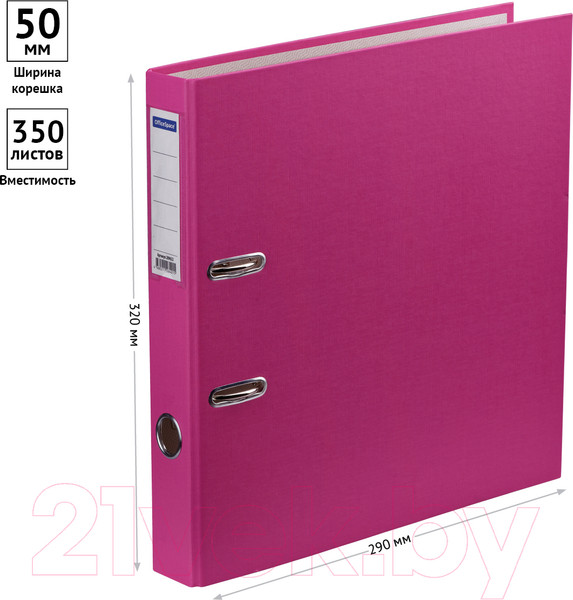 Изображение товара Папка-регистратор OfficeSpace 289632 (розовый)