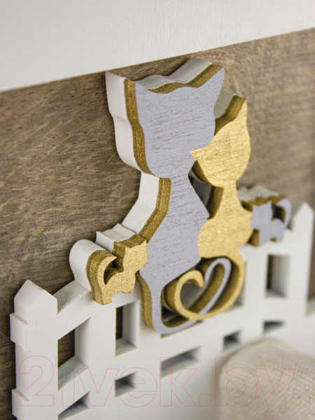 Изображение товара Ключница настенная Woody Котята в доме / 05285