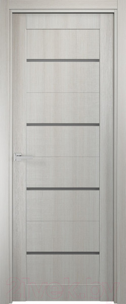 Дверь межкомнатная SMART Орион 60x200 (перламутр/стекло серебристое)