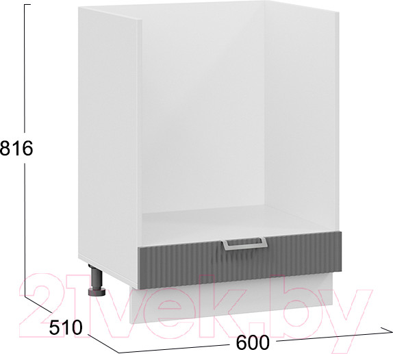Изображение товара Шкаф под духовку ТриЯ Кимберли 1Н6Б (белый/титан)