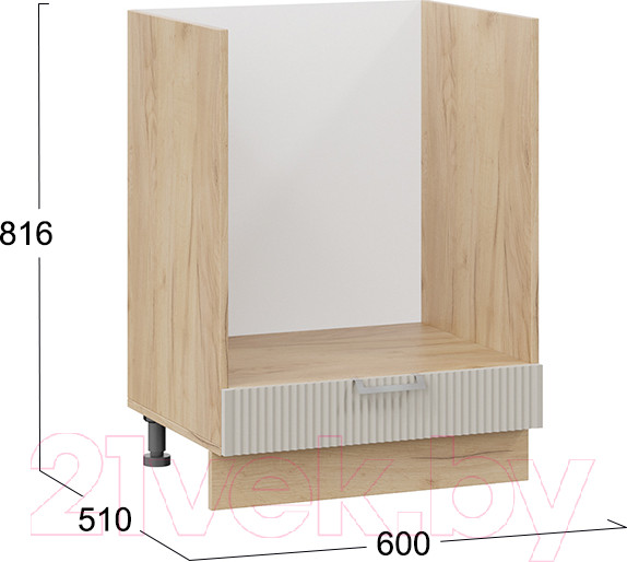 Изображение товара Шкаф под духовку ТриЯ Кимберли 1Н6Б (дуб крафт золотой/крем)