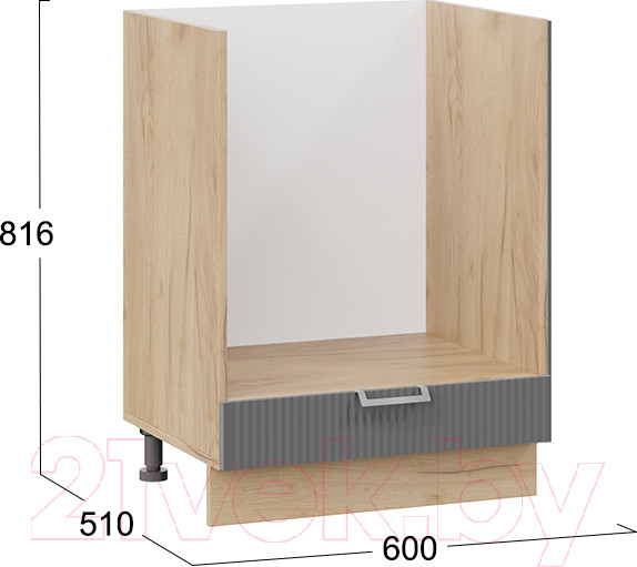 Изображение товара Шкаф под духовку ТриЯ Кимберли 1Н6Б (дуб крафт золотой/титан)