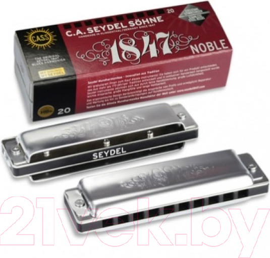 Изображение товара Губная гармошка Seydel Sohne 1847 Noble High A / 16501HA