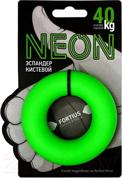Изображение товара Эспандер Fortius Neon H180701-40FG (40кг, зеленый)