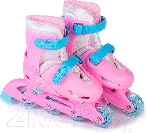 Изображение товара Ролики-коньки Babyhit Twin Seasons (M, розовый)