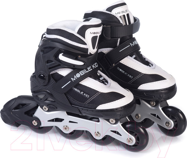 Изображение товара Ролики-коньки Babyhit Uniskate (M, черный/белый)