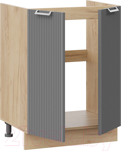 Изображение товара Шкаф под мойку ТриЯ Кимберли 1Н6М (дуб крафт золотой/титан)
