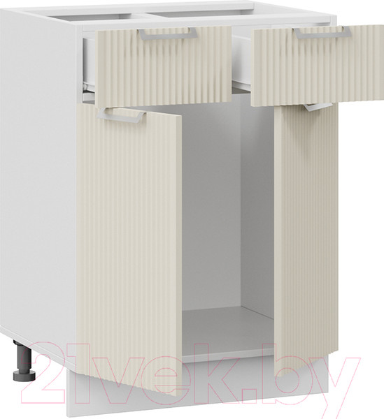 Изображение товара Шкаф-стол кухонный ТриЯ Кимберли 1Н6Я1 (белый/крем)