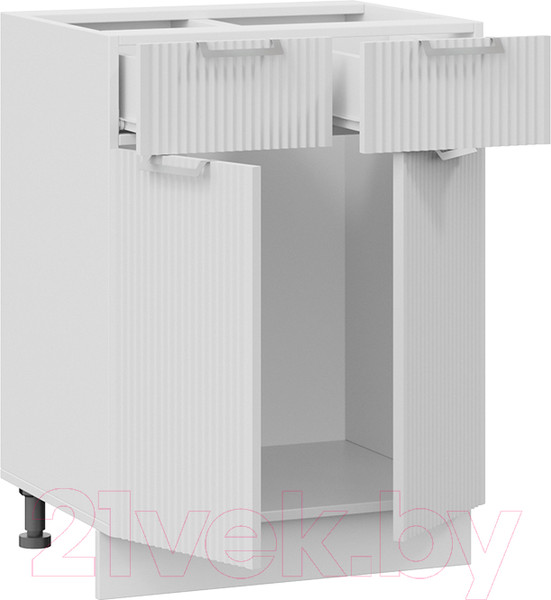 Изображение товара Шкаф-стол кухонный ТриЯ Кимберли 1Н6Я1 (белый/сноу)